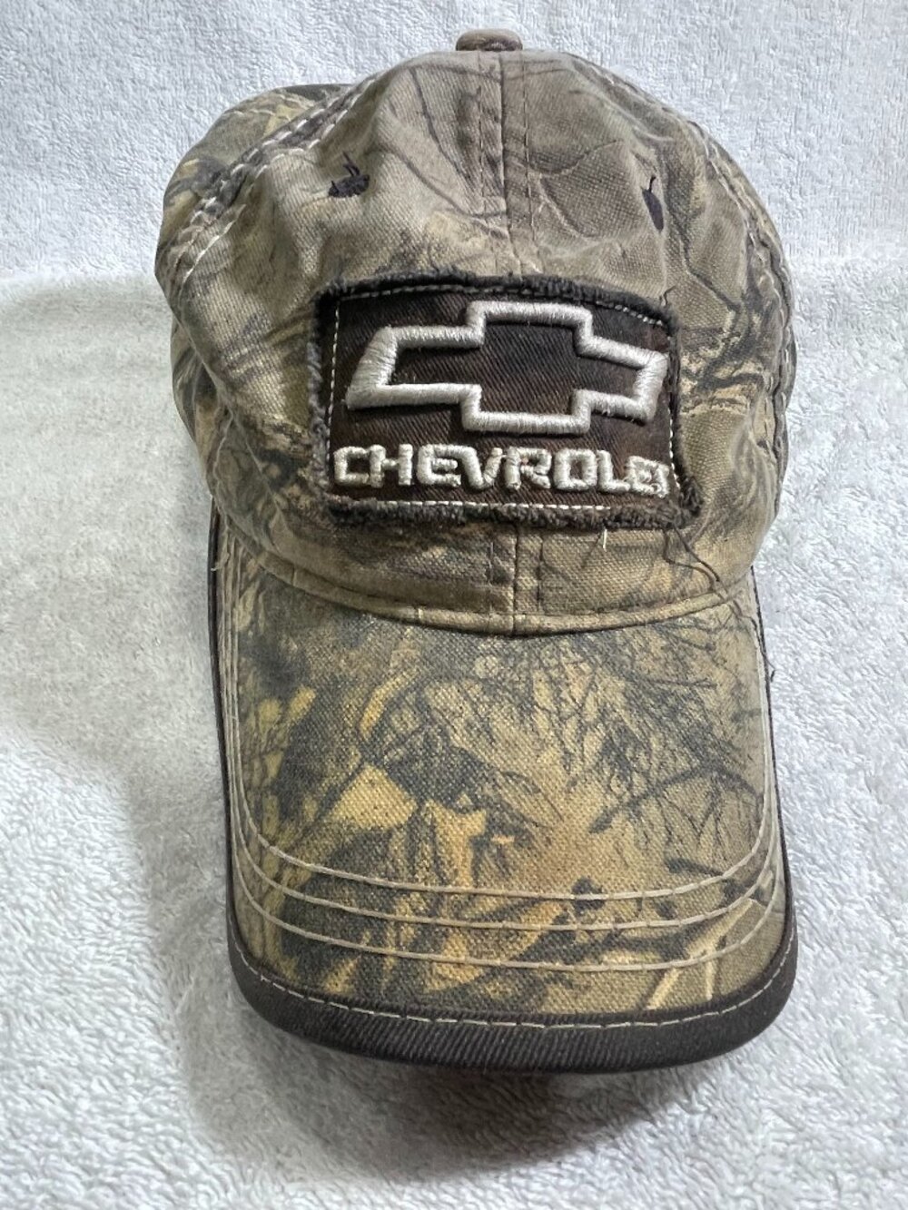 Outdoor Cap Chevrolet Patch Hat Cap Camo Embroidered Logo Adjustable